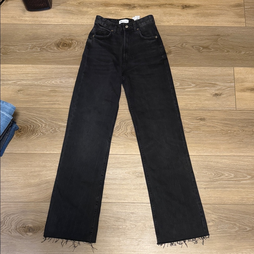 Zara Black Flare & Wide Leg Women's Jeans